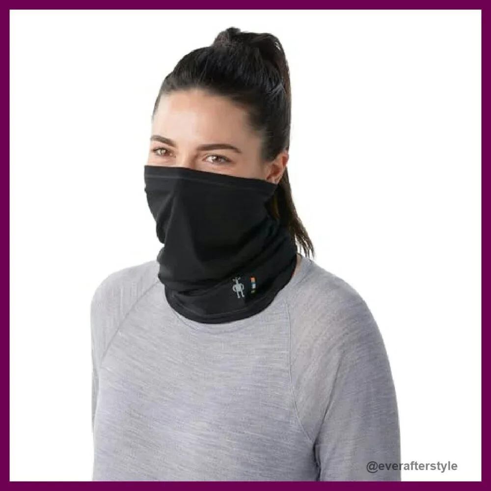 Merino Wool Neck Gaiter Classic Minimal Versatile Cold Weather Accessory